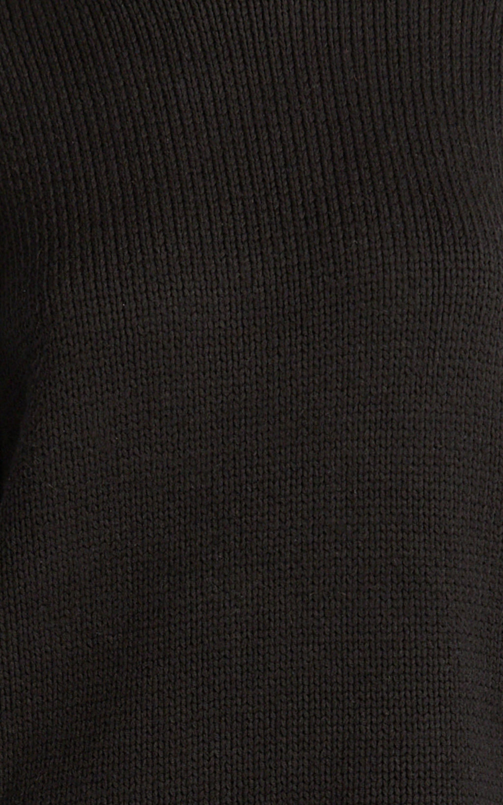Kira Jumper - Crew Neck Oversized Knit Jumper in Black