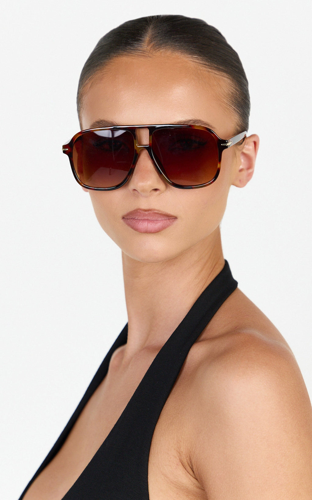 Gillian Sunglasses - Square Sunglasses in Torte