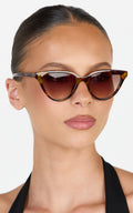 Thelma Sunglasses - Cat Eye Sunglasses in Torte
