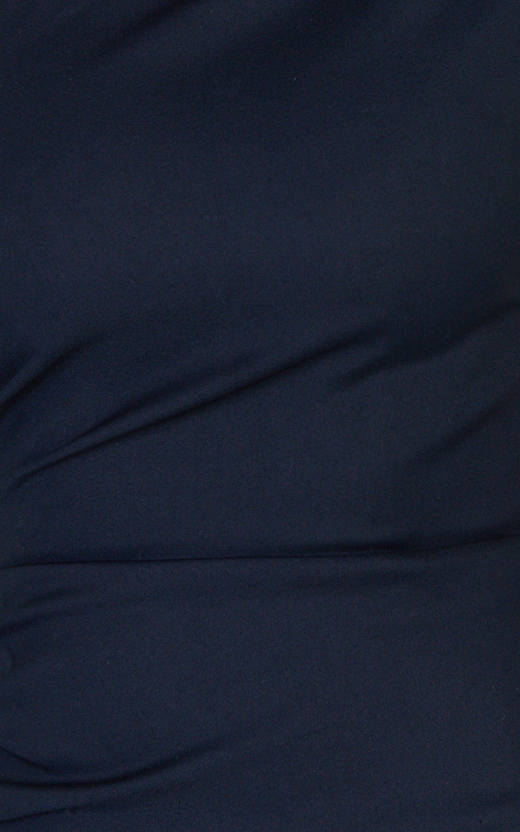 Karlie Midi Dress - One Shoulder Fitted Dress in Navy