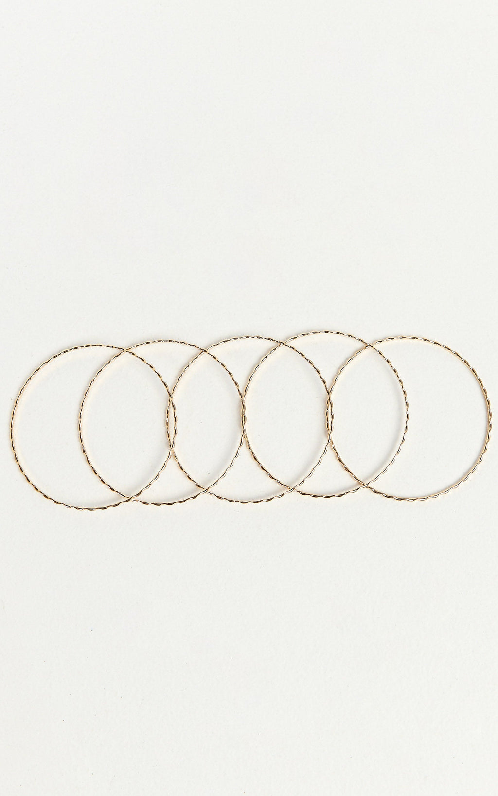 Leanora Bangle - 5 Pack Bangle in Gold