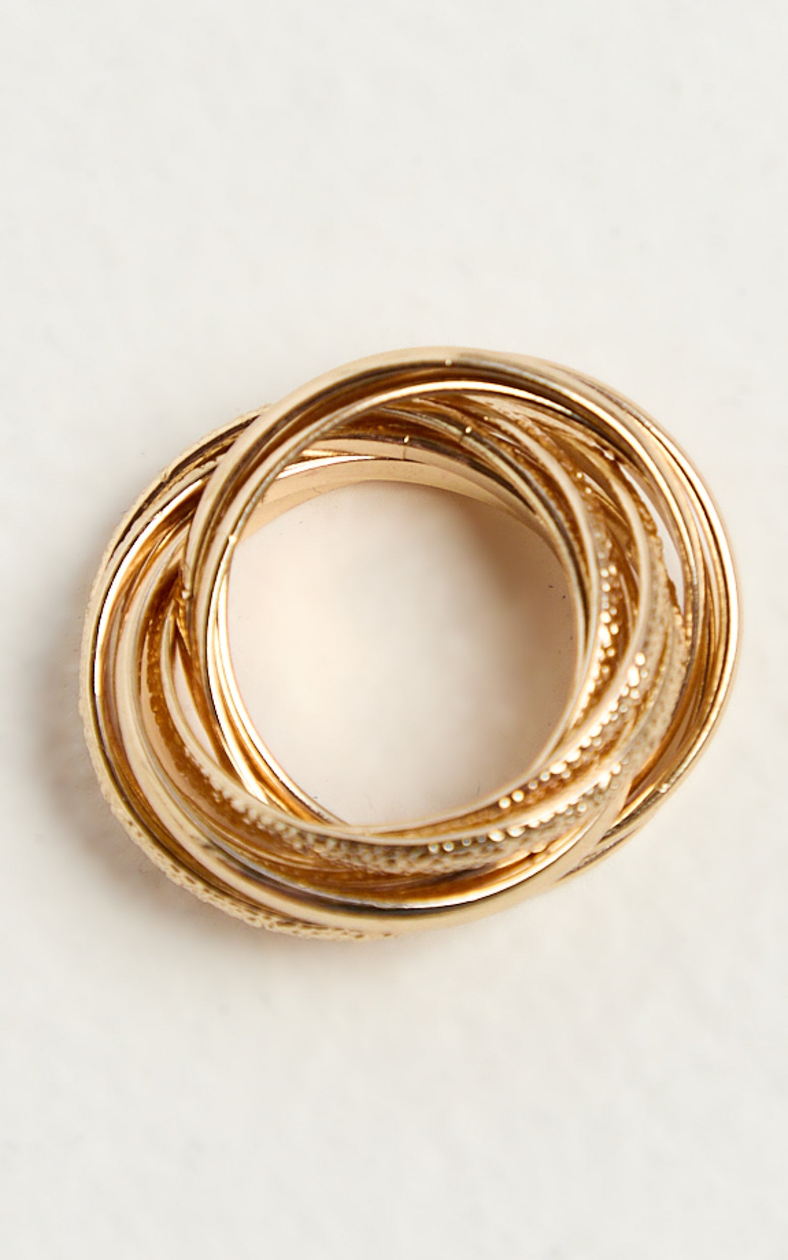 Tricia Ring - Twisted Ring in Gold
