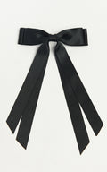Dolores Hair Clip - Ribbon Hair Clip in Black