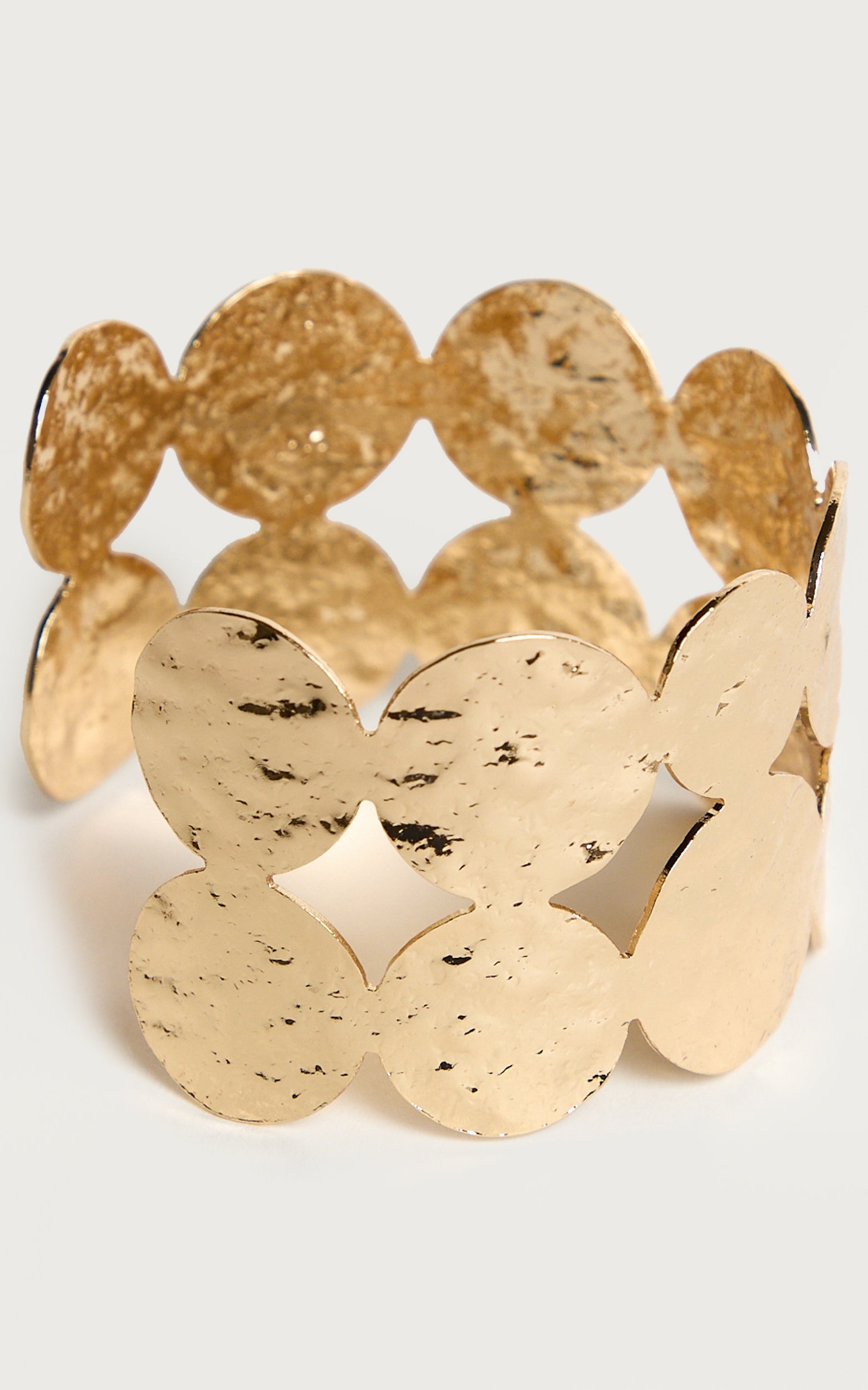 Blythe Bracelet - Wide Cuff Bracelet in Gold
