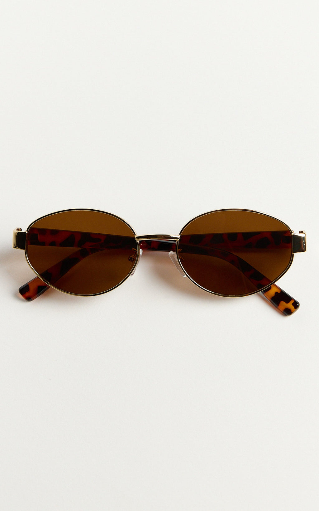 Henrietta Sunglasses - Round Sunglasses in Gold