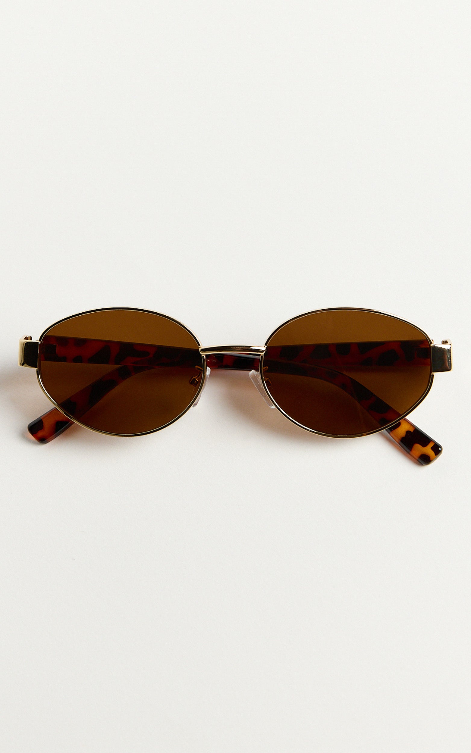 Henrietta Sunglasses - Round Sunglasses in Gold