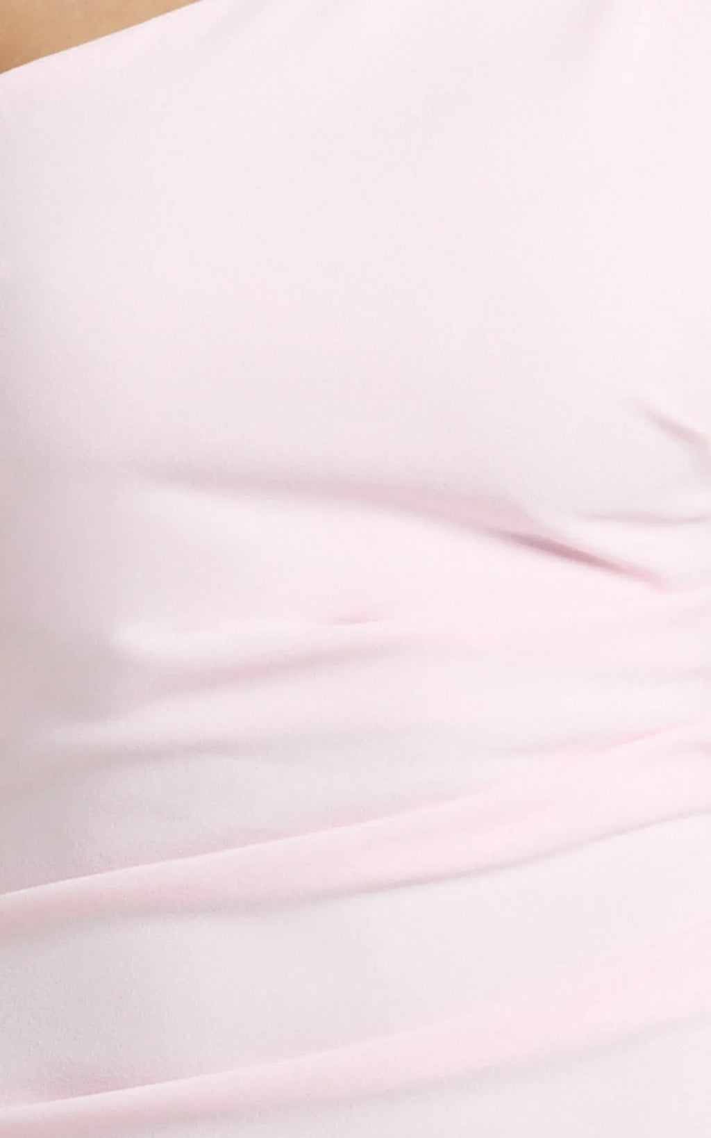 Criselda Maxi Dress - One Shoulder Maxi Dress in Pink
