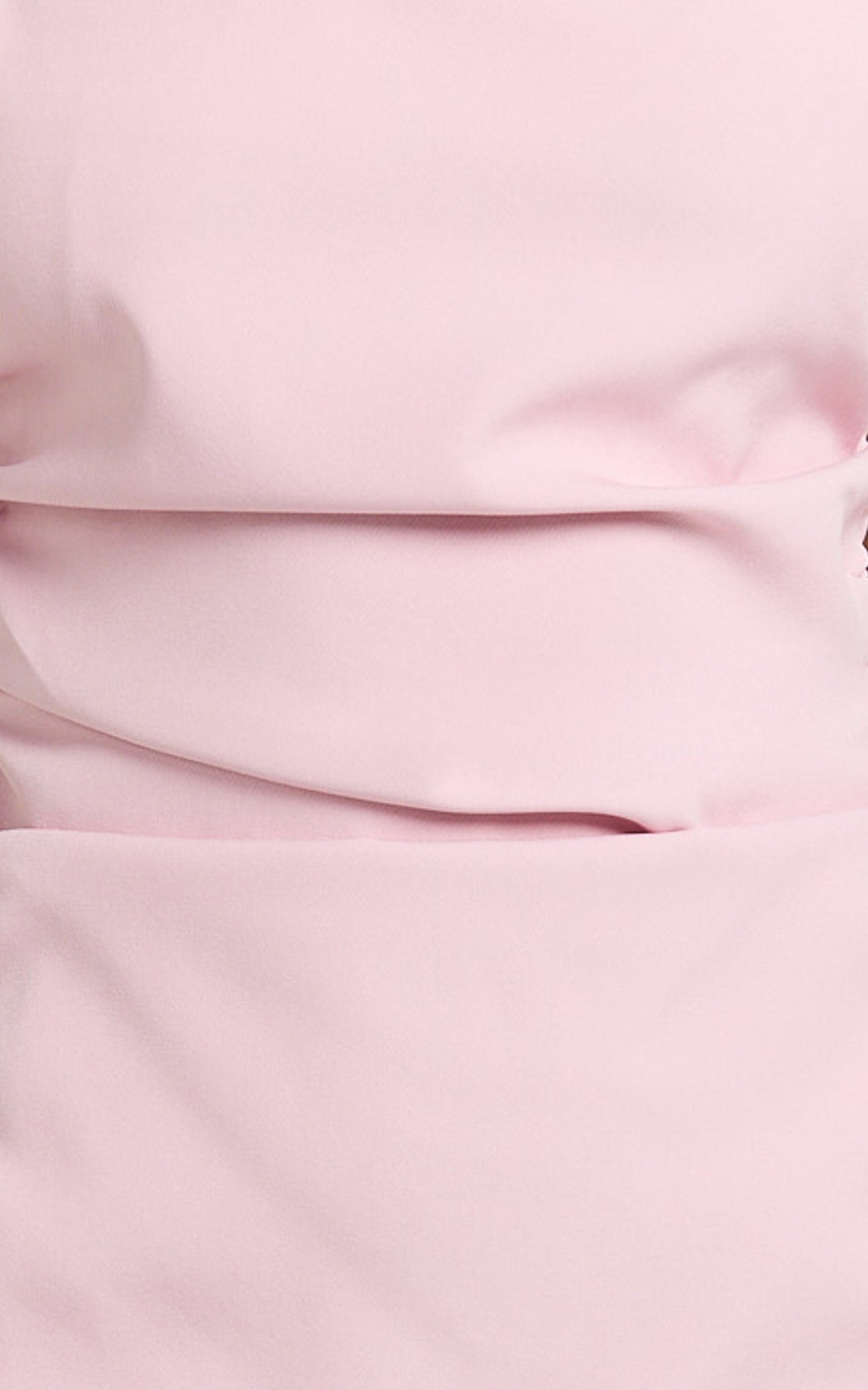 Eugenia Midi Dress - Square Neck Fitted Dress in Pink