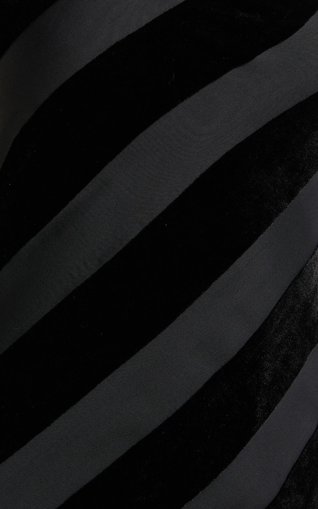 Genevieve Midi Dress - Strapless Stripe Burnout Dress in Black Stripe