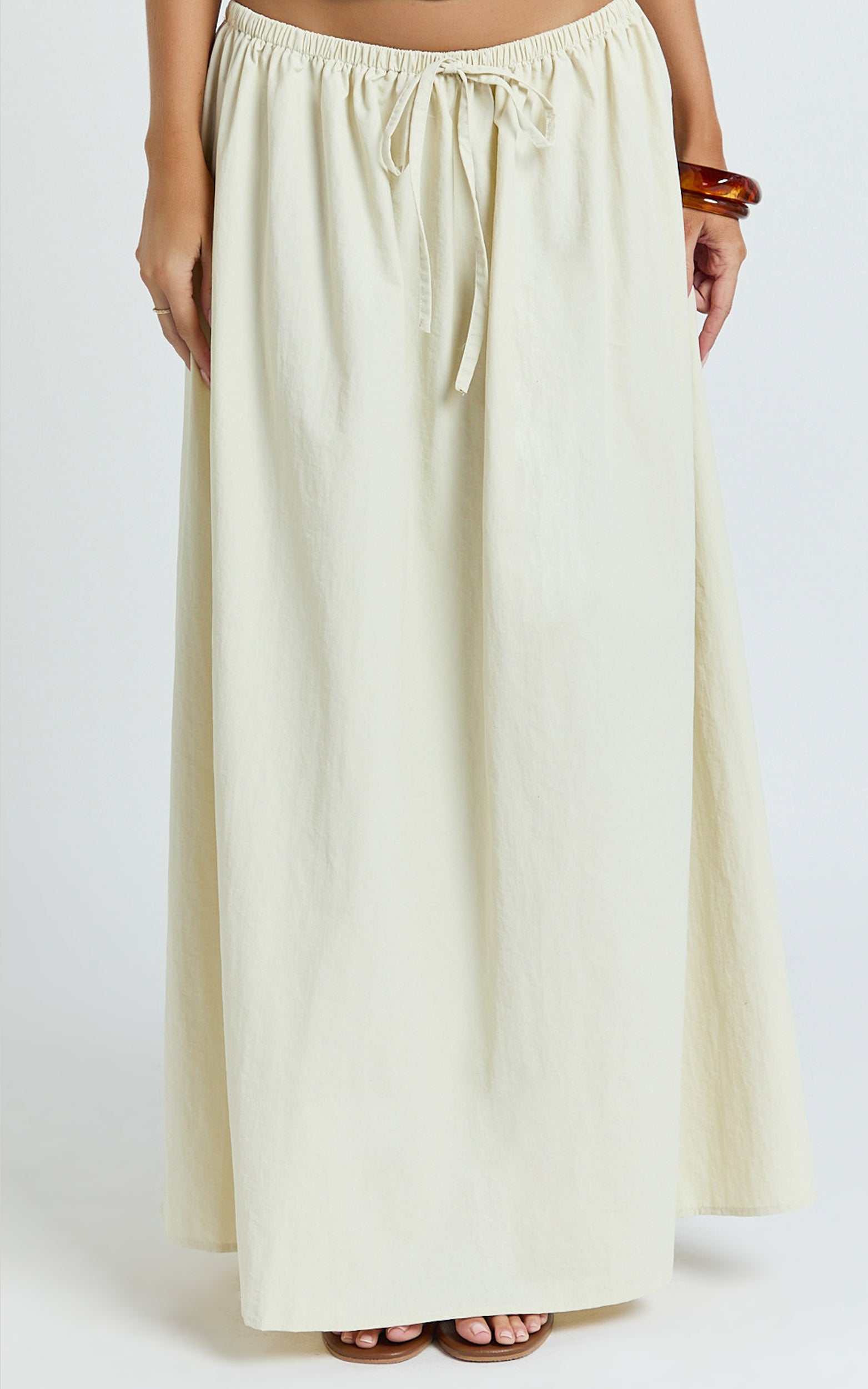 Lioness - Sweet Escape Maxi Skirt in Oyster