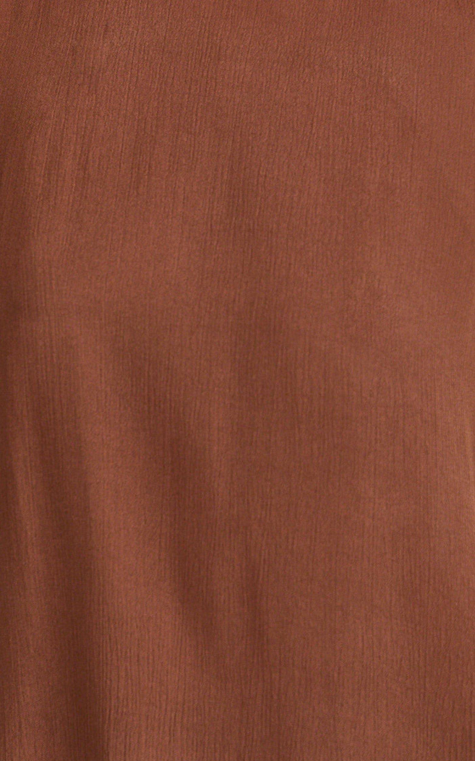 Makenna Top - Crinkle Shell Top in Chocolate