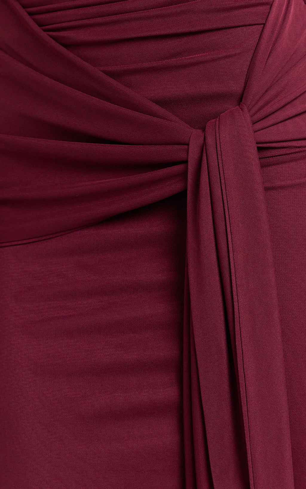 Nicolette Maxi Dress - Cape Sleeve Off Shoulder Dress in Wine