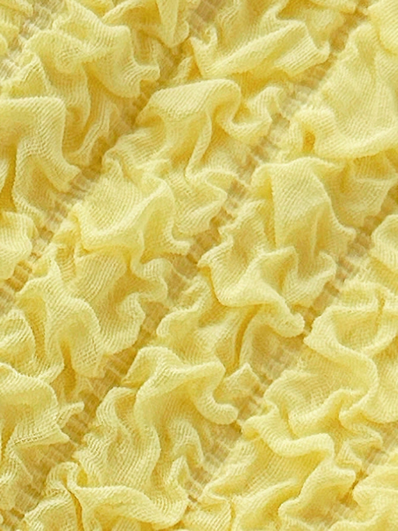 Yellow Textured Hawaiian Plumeria Flower Sexy 2Pc Swimsuit Set Bikini