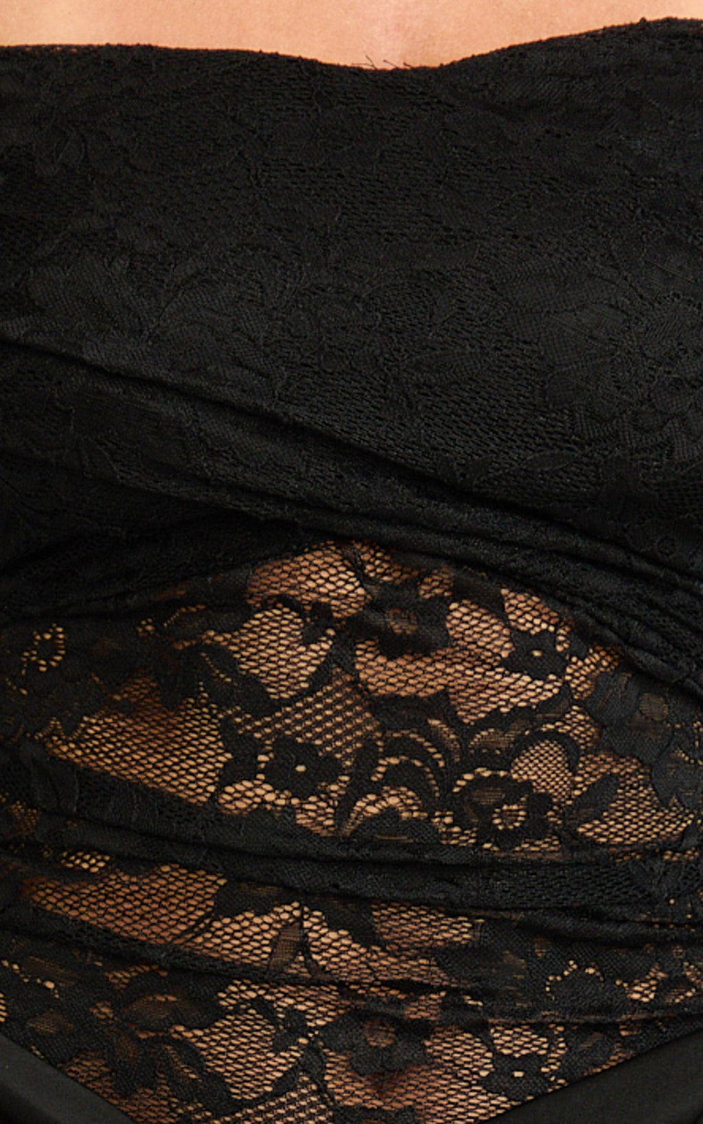 Suzanna Maxi Dress - Off Shoulder Lace Dress in Black