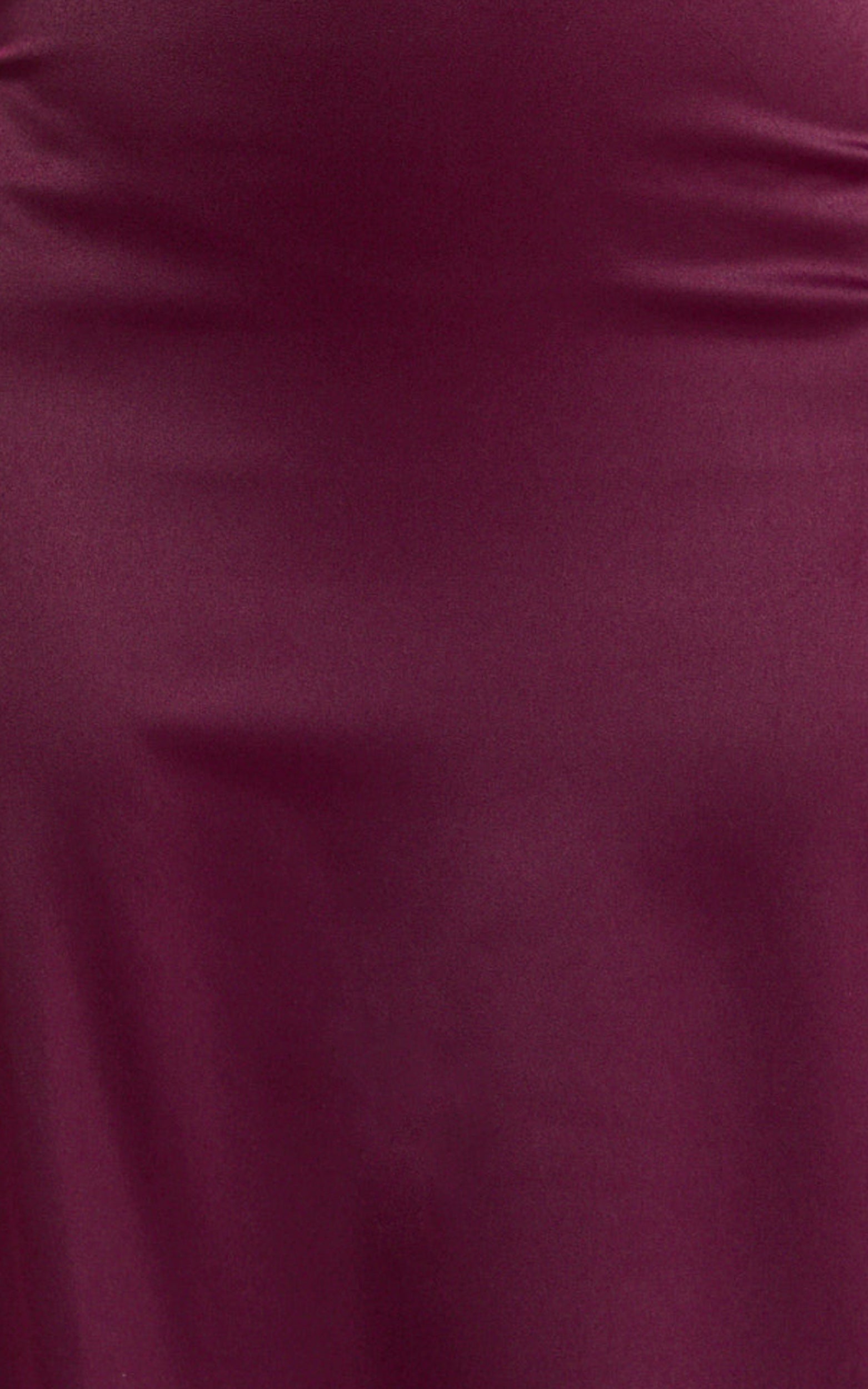 Tessie Two Piece Set - Long Sleeve Hight Neck Top and Maxi Skirt Set in Wine