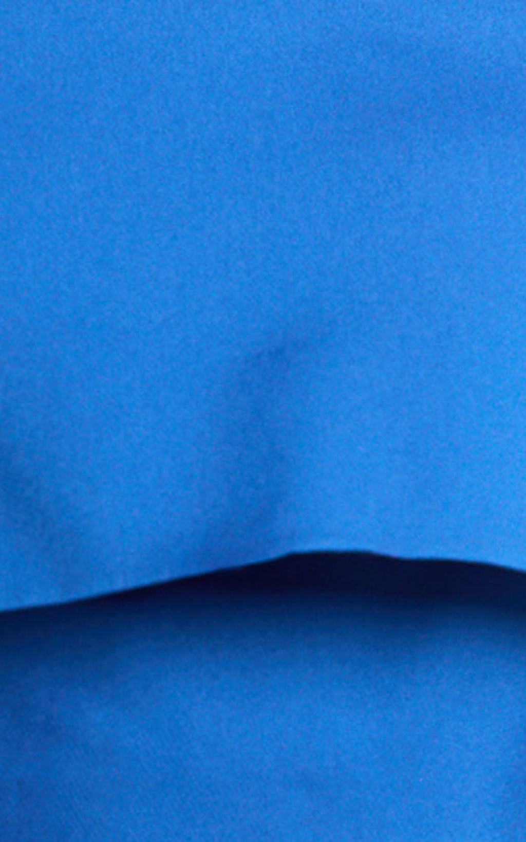 Ursula Top - Long Sleeve Off Shoulder Cropped Top in Cobalt