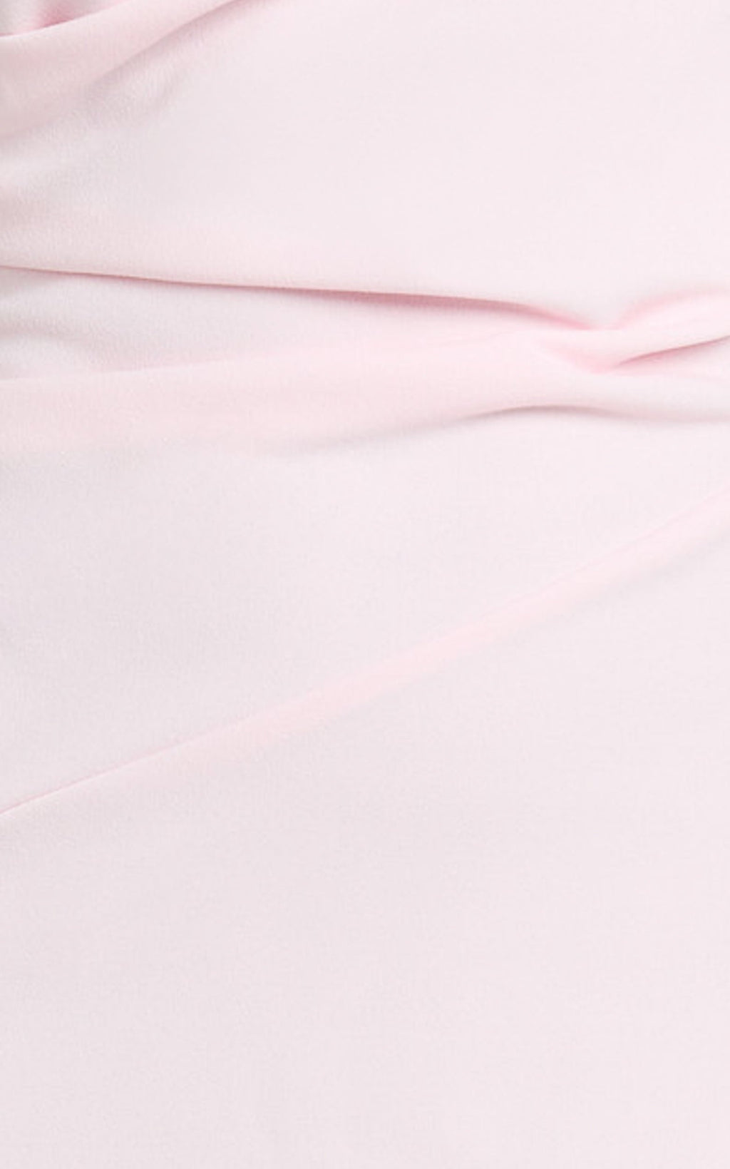 Visenta Midi Dress - Asymmetrical Sleeve Dress in Pink