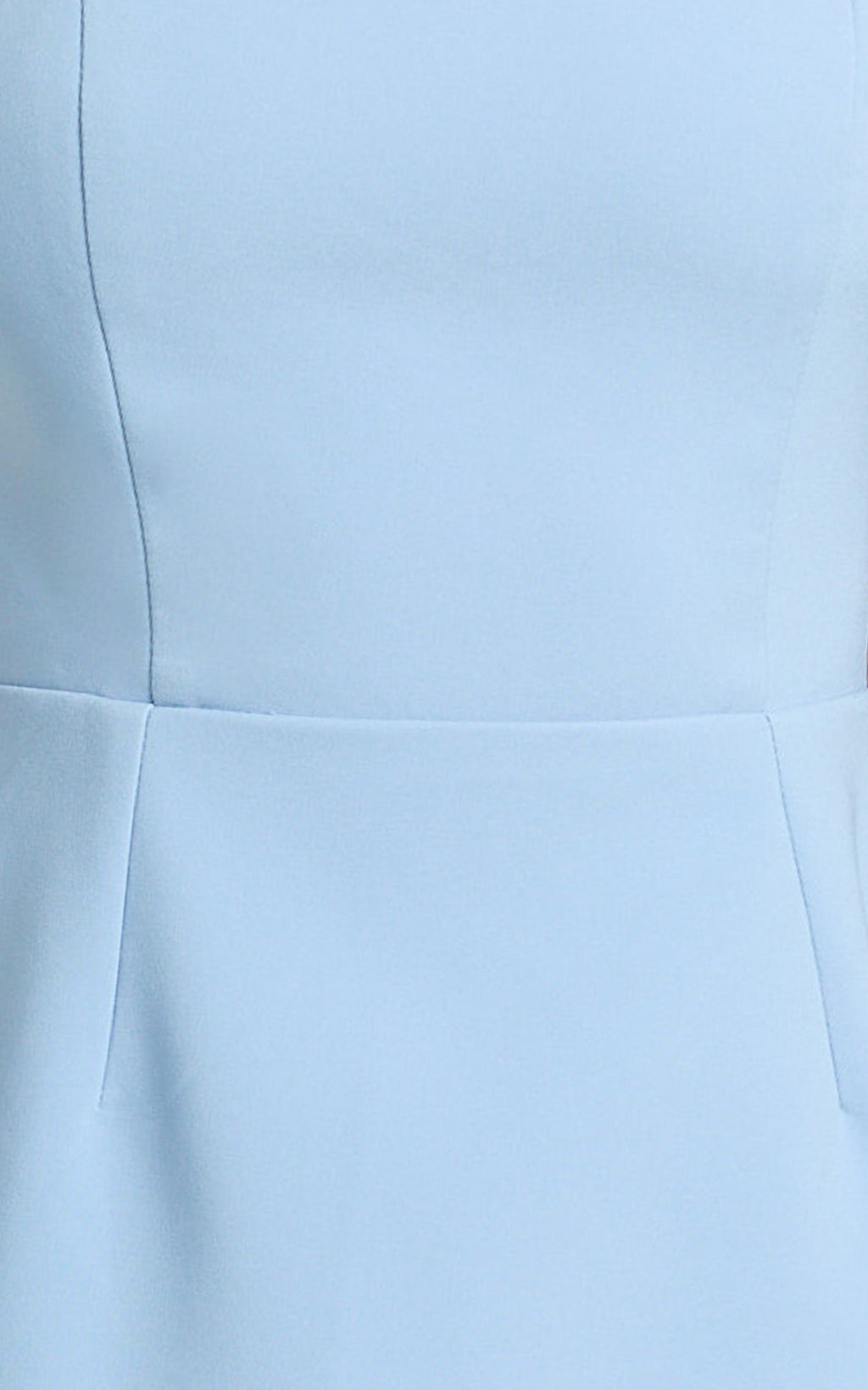 Yuna Mini Dress - Cap Sleeve Open Back Fit And Flare Tulip Dress in Blue