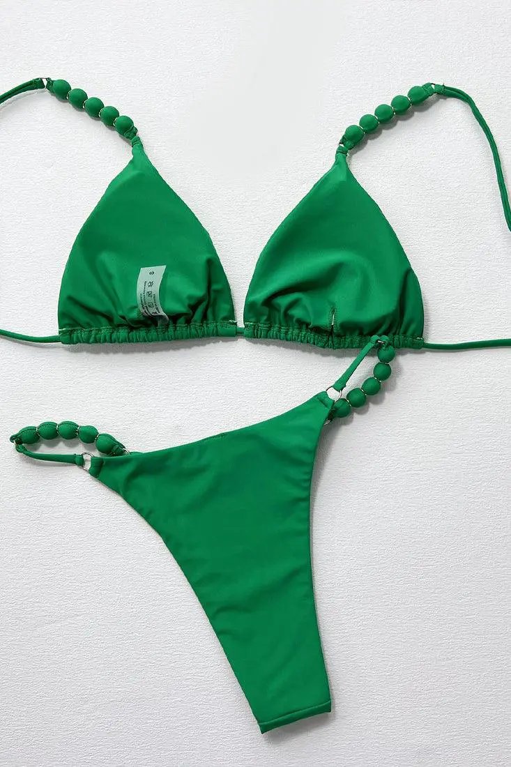 Sexy Green 2pc Cheeky Bikini